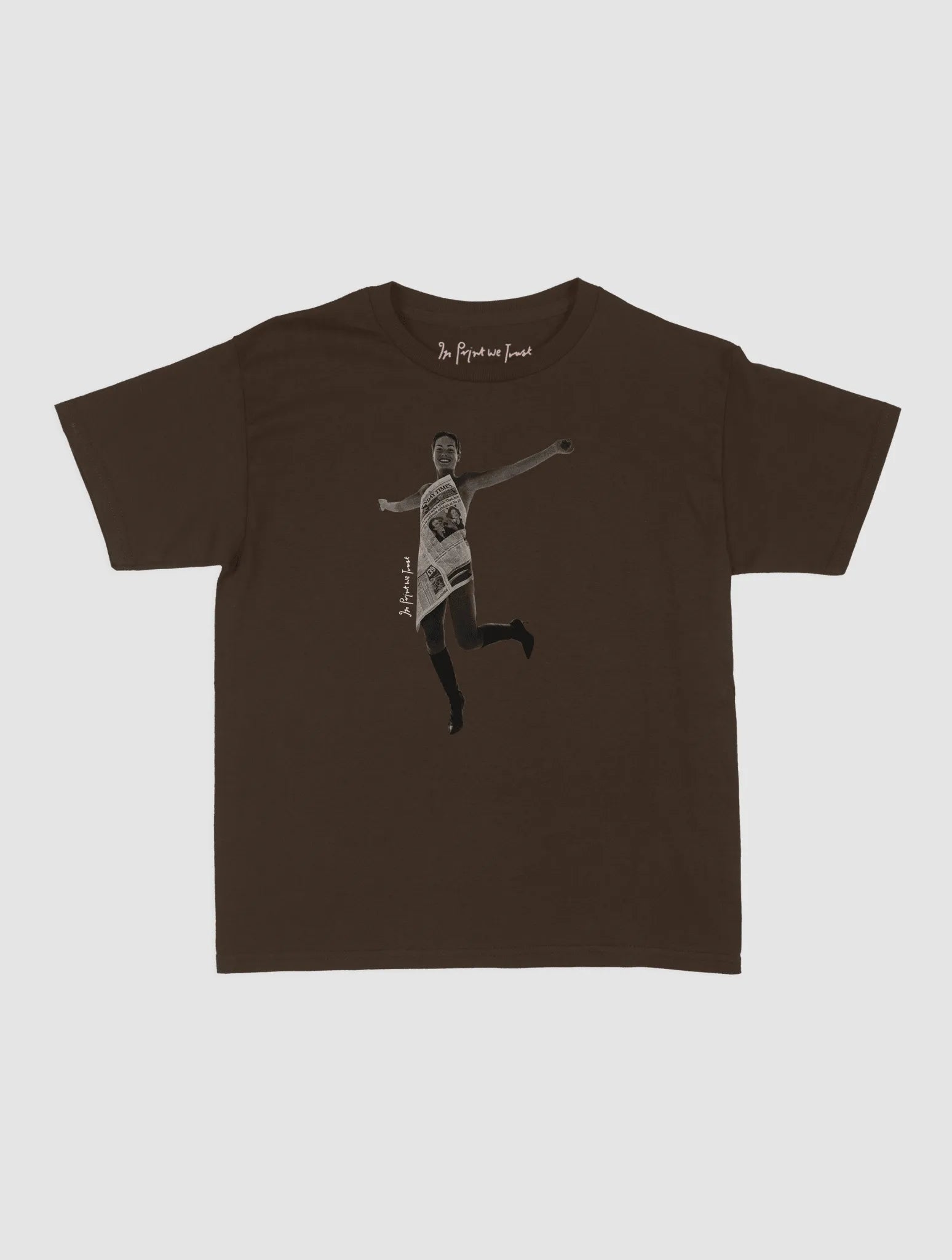 good news baby tee - In Print We Trust