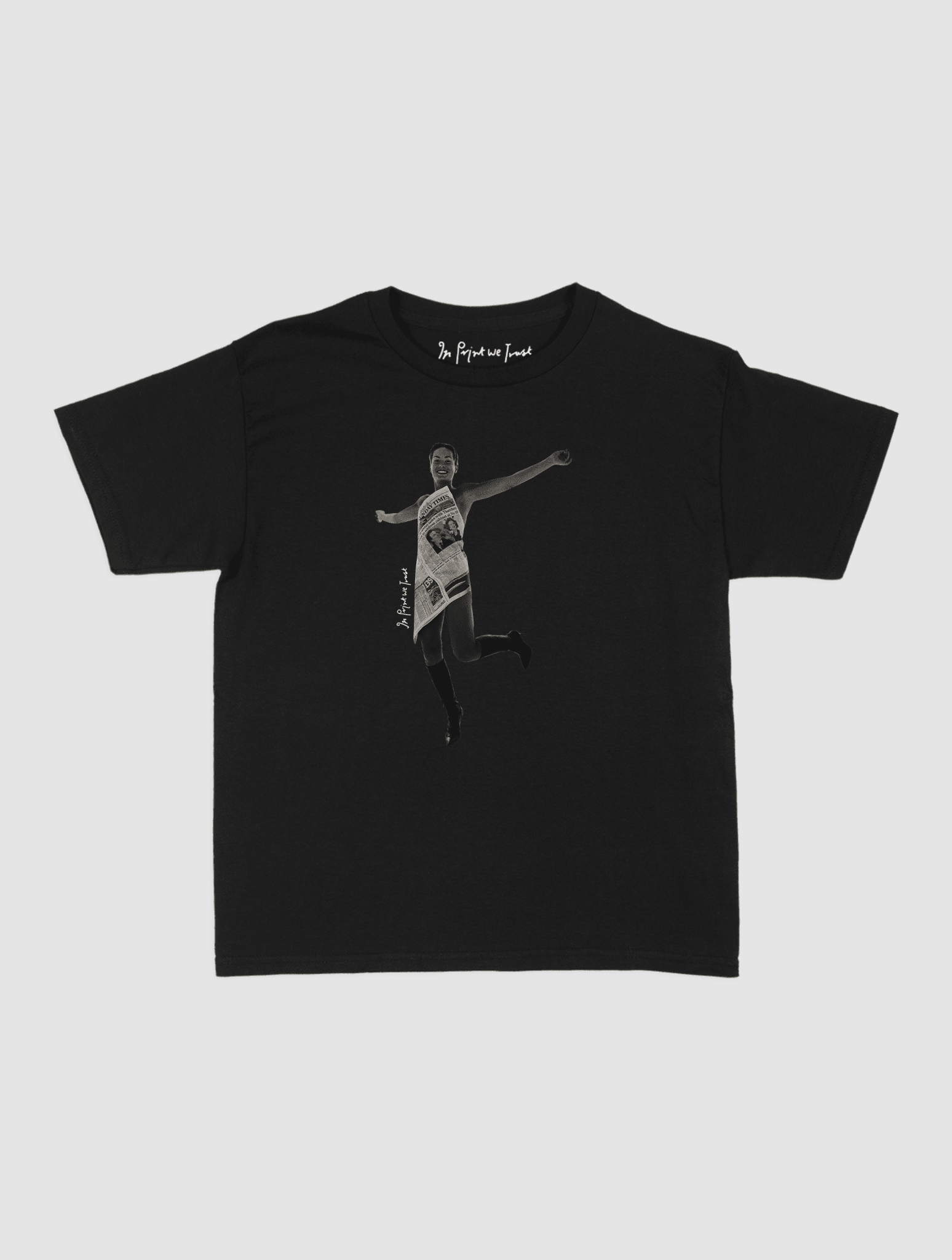 good news baby tee - In Print We Trust