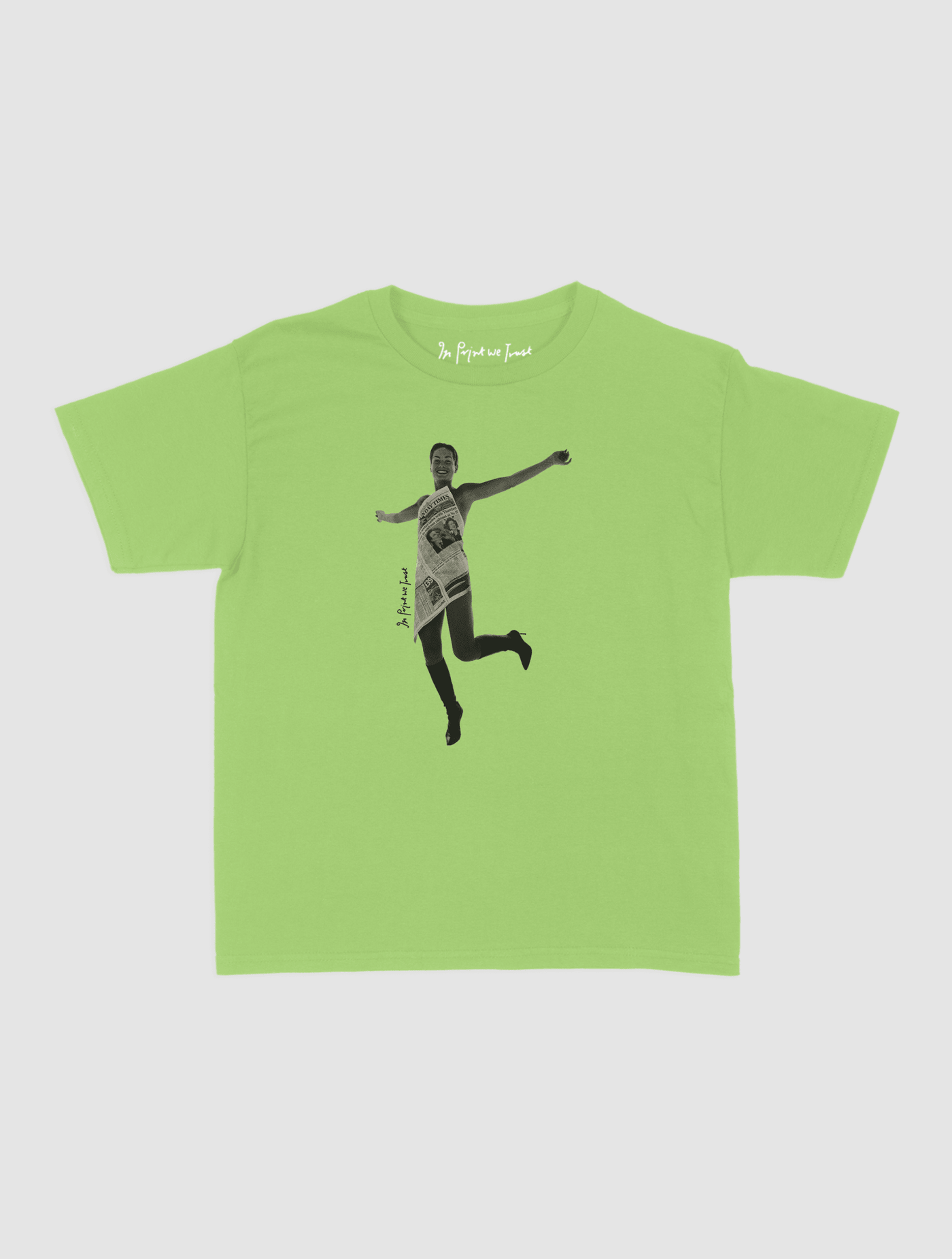 good news baby tee - In Print We Trust