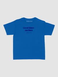 good times + tan lines baby tee - In Print We Trust