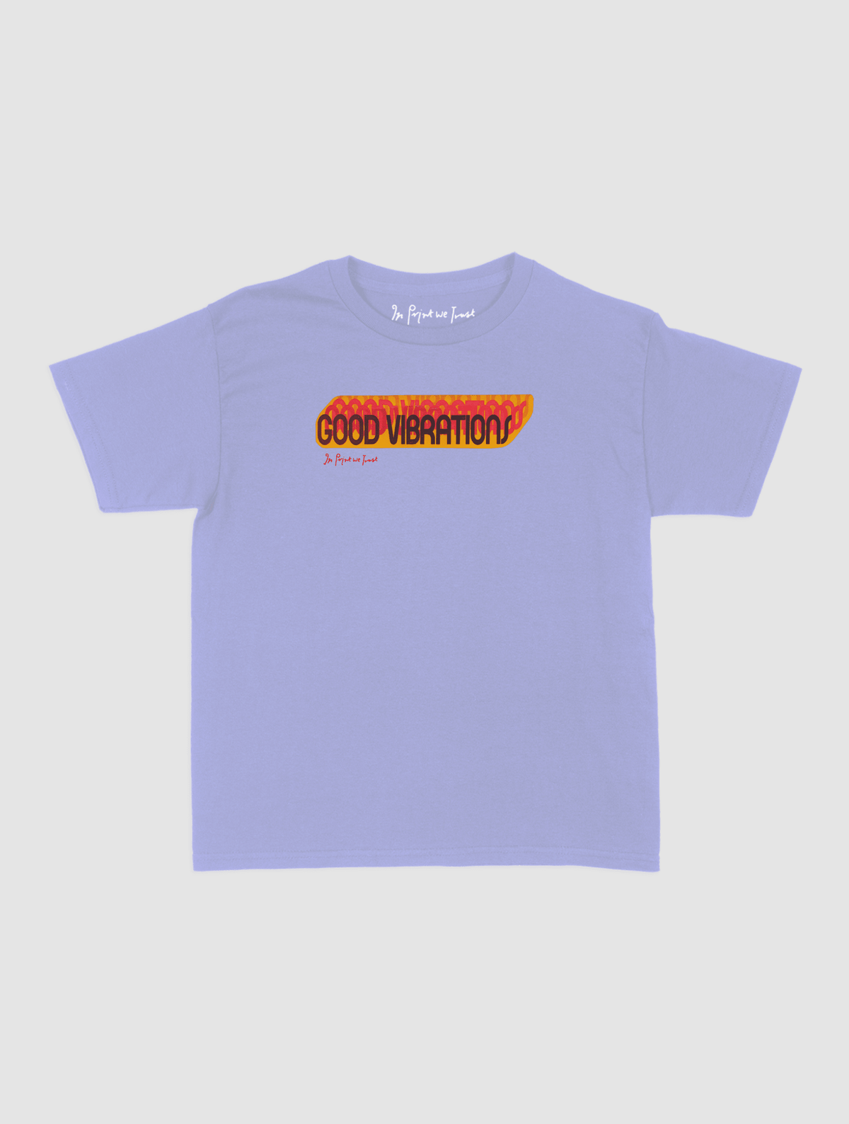 good vibrations baby tee - In Print We Trust