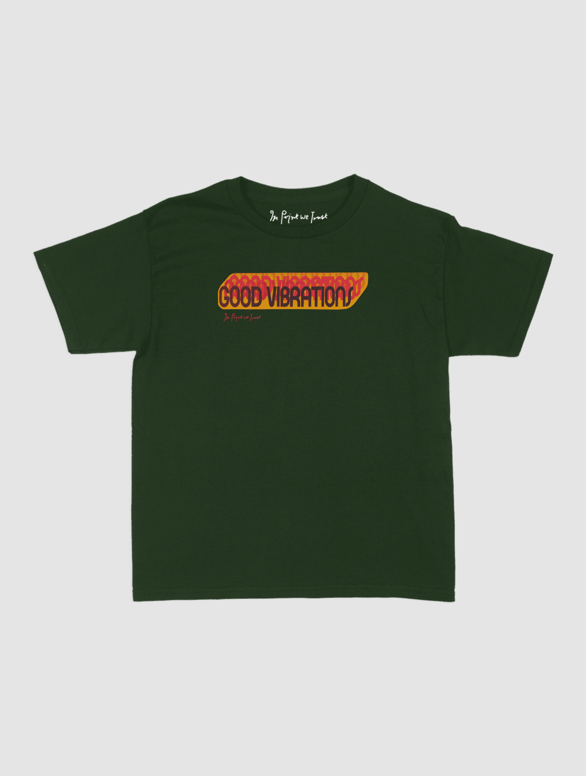 good vibrations baby tee - In Print We Trust