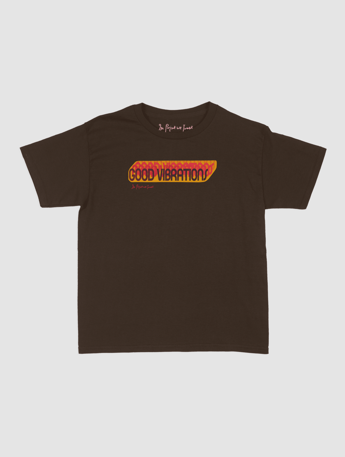 good vibrations baby tee - In Print We Trust