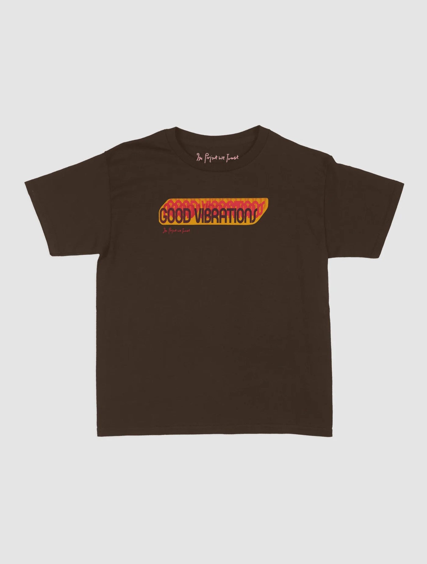 good vibrations baby tee - In Print We Trust