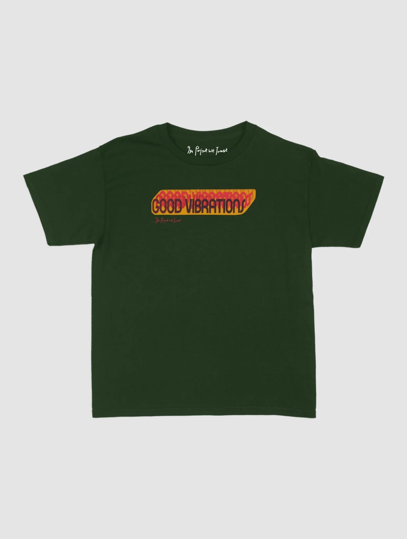 good vibrations baby tee - In Print We Trust