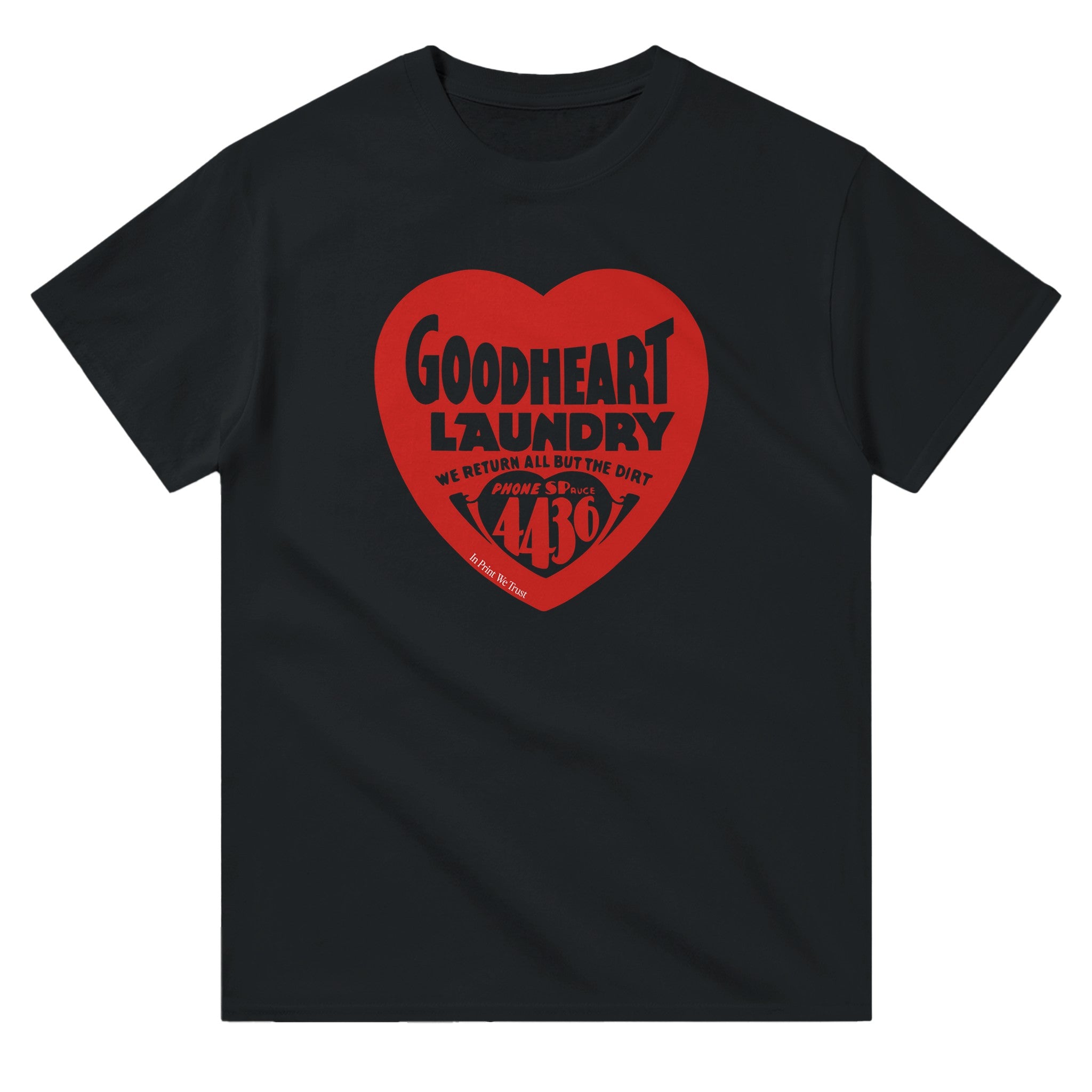 'Goodheart Laundry' classic tee - In Print We Trust