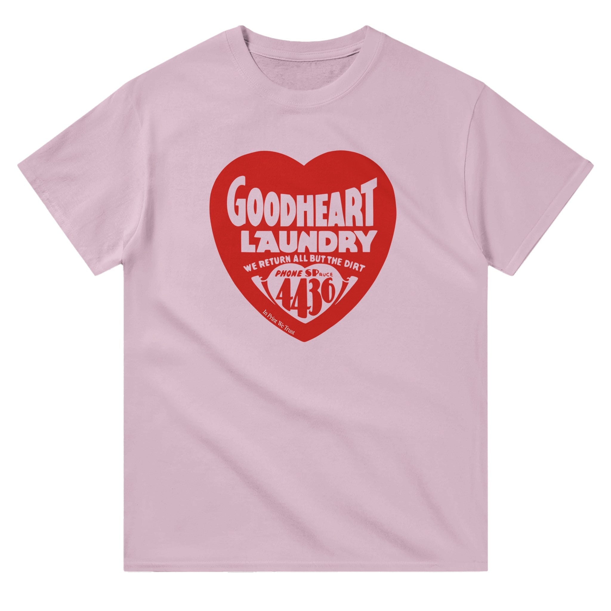 'Goodheart Laundry' classic tee - In Print We Trust