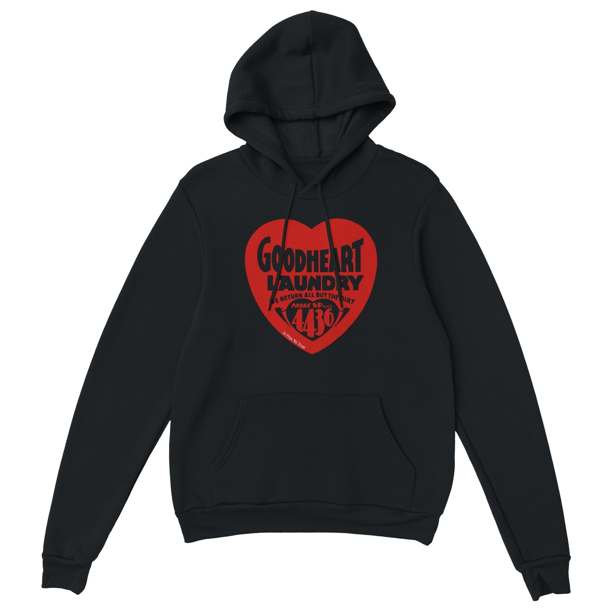 'Goodheart Laundry' hoodie - In Print We Trust