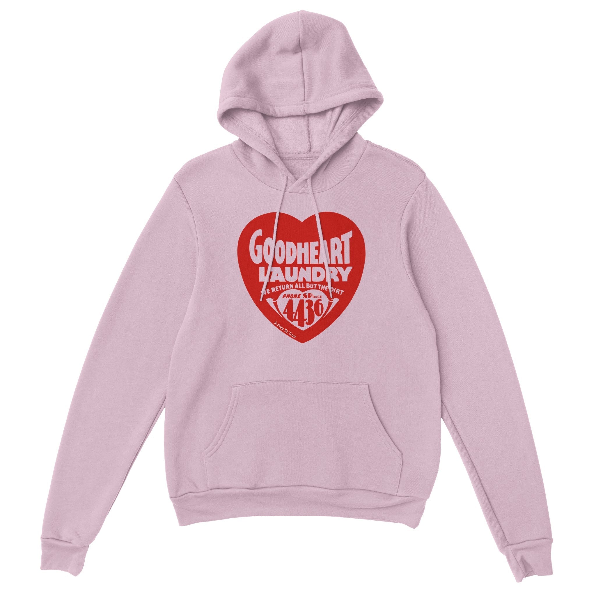 'Goodheart Laundry' hoodie - In Print We Trust