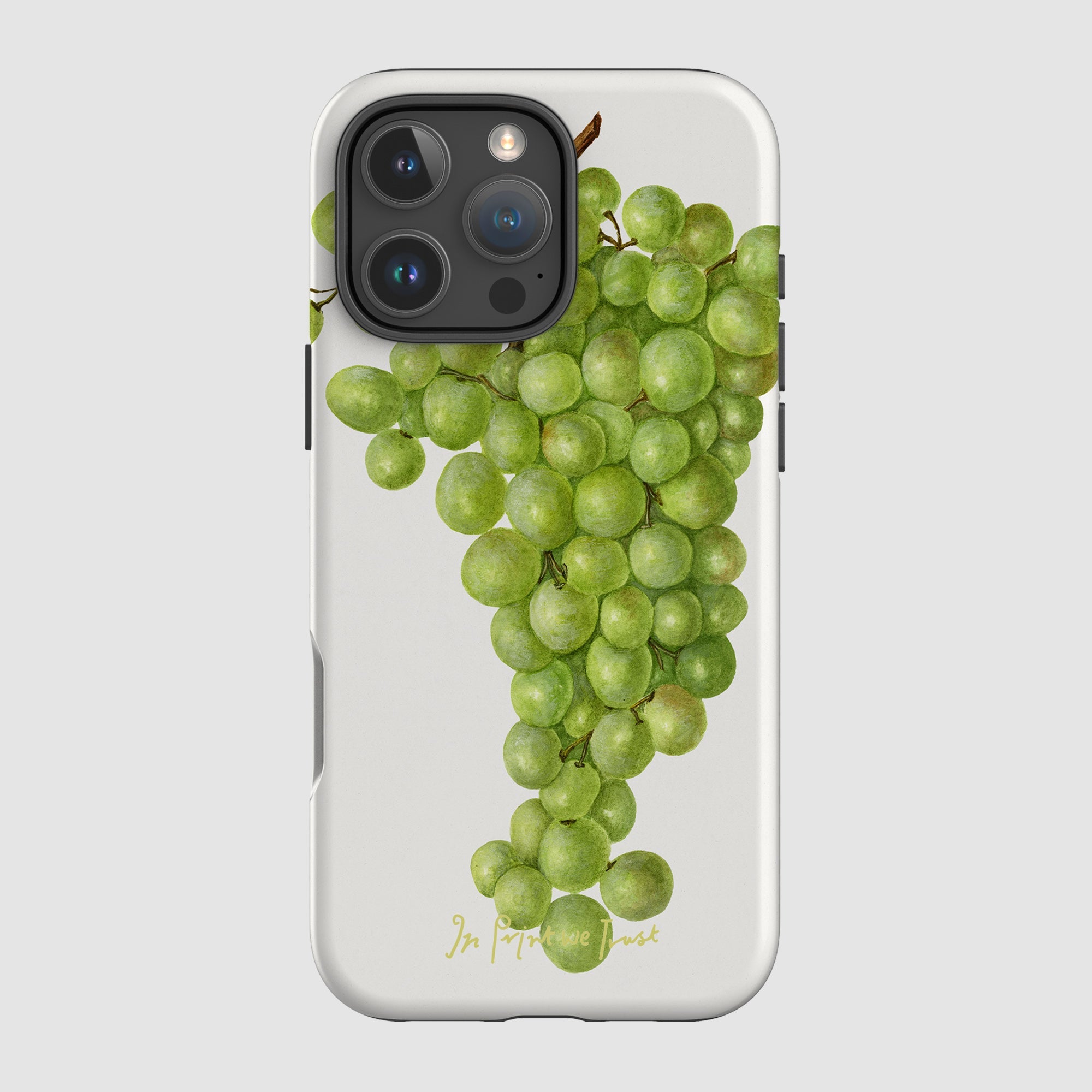 grapes tough iPhone case - In Print We Trust