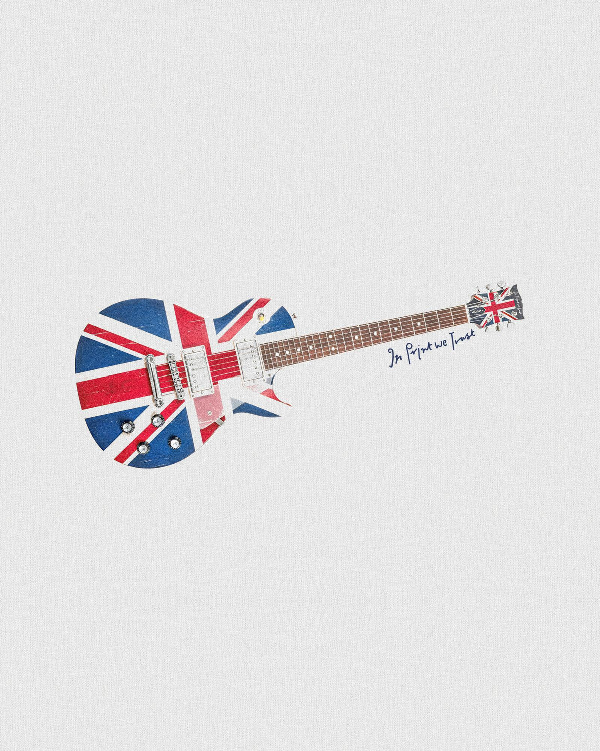 guitar classic tee - In Print We Trust
