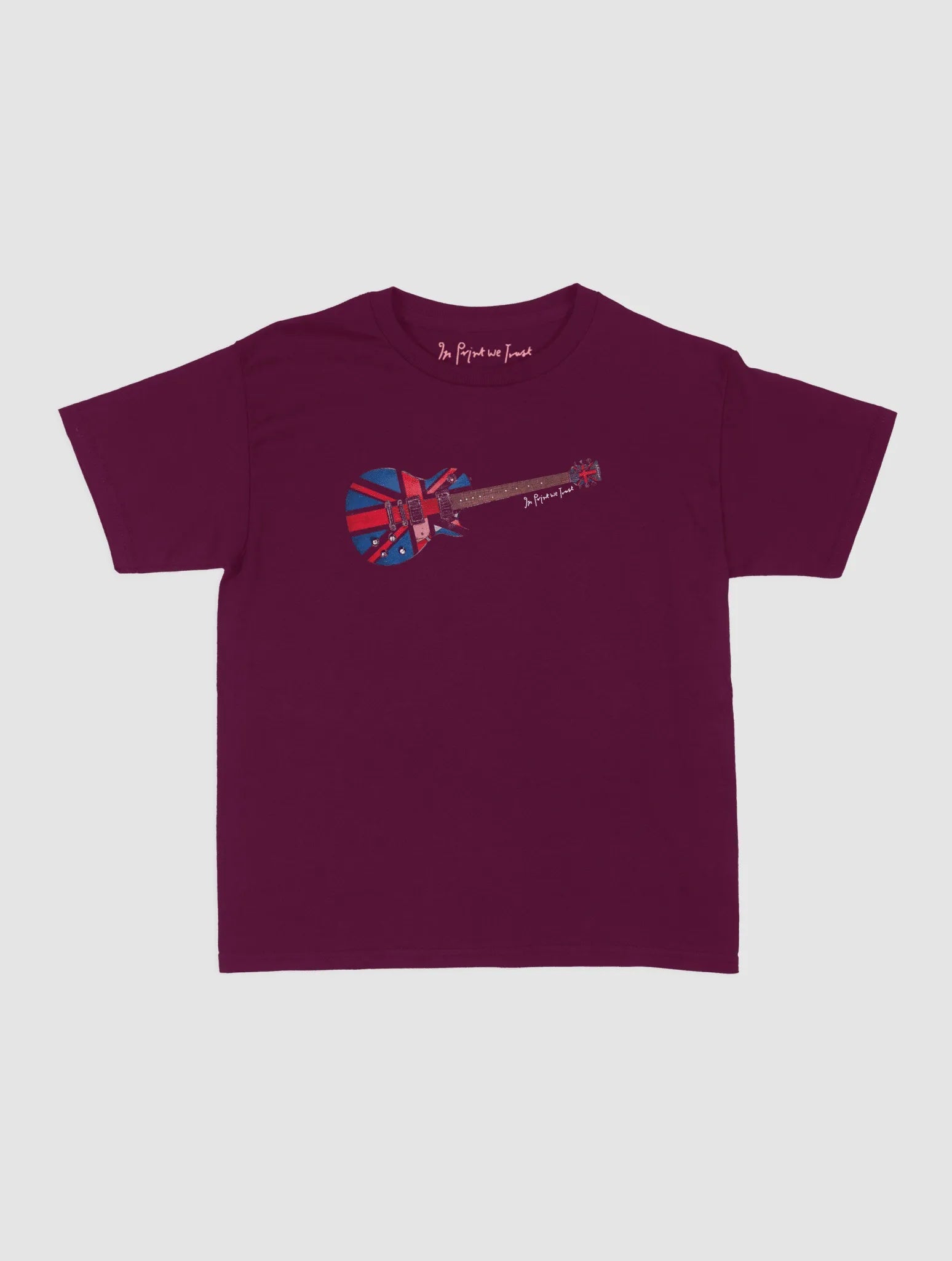 guitars baby tee - In Print We Trust
