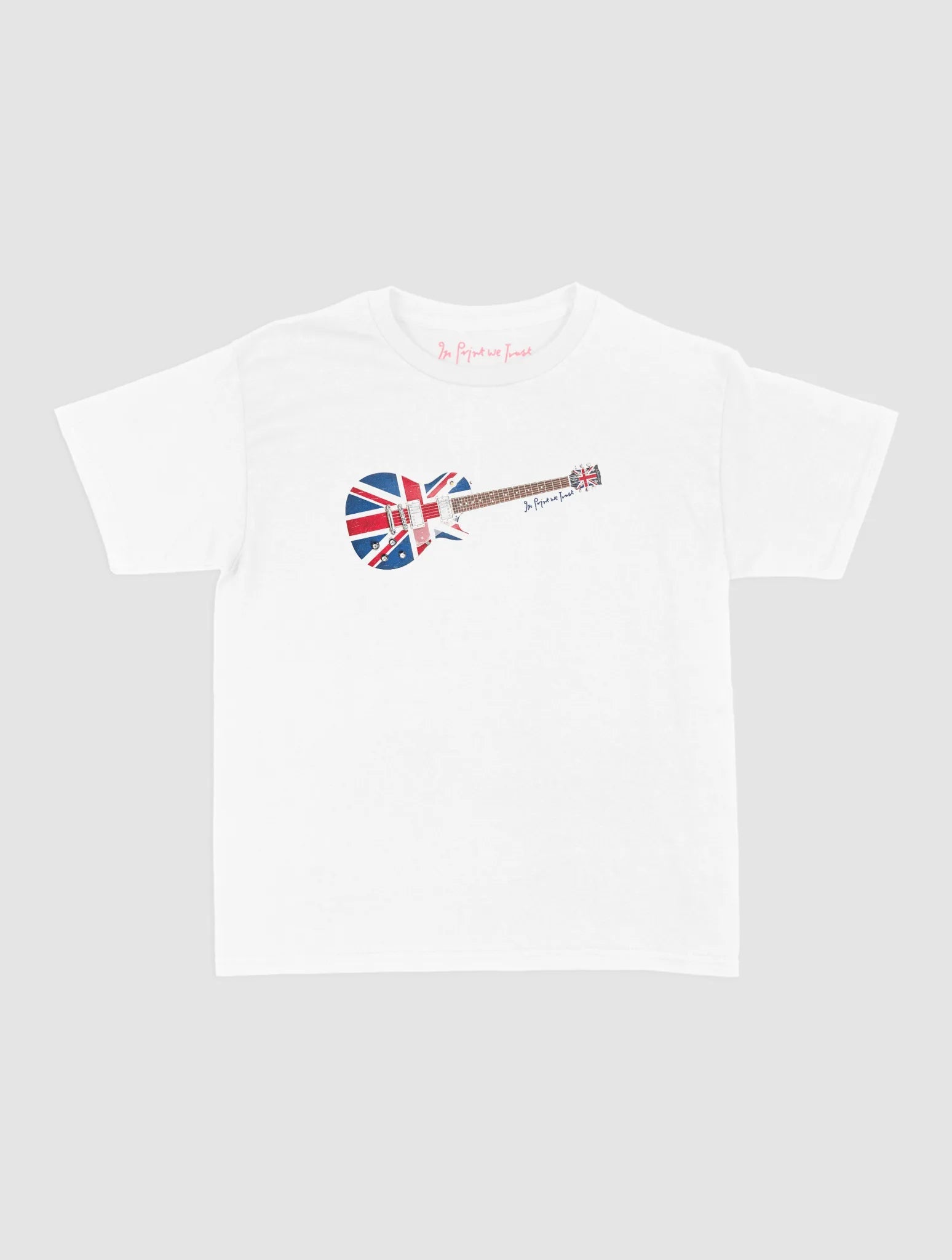 guitars baby tee - In Print We Trust