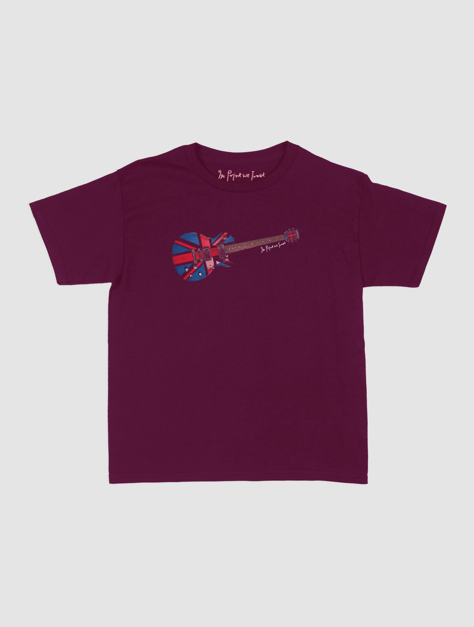 guitars baby tee - In Print We Trust