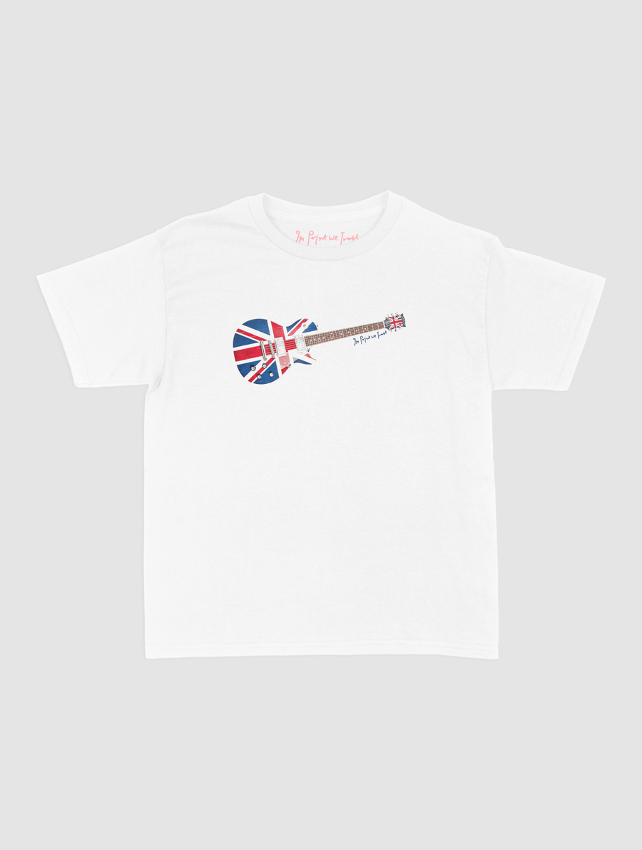 guitars baby tee - In Print We Trust