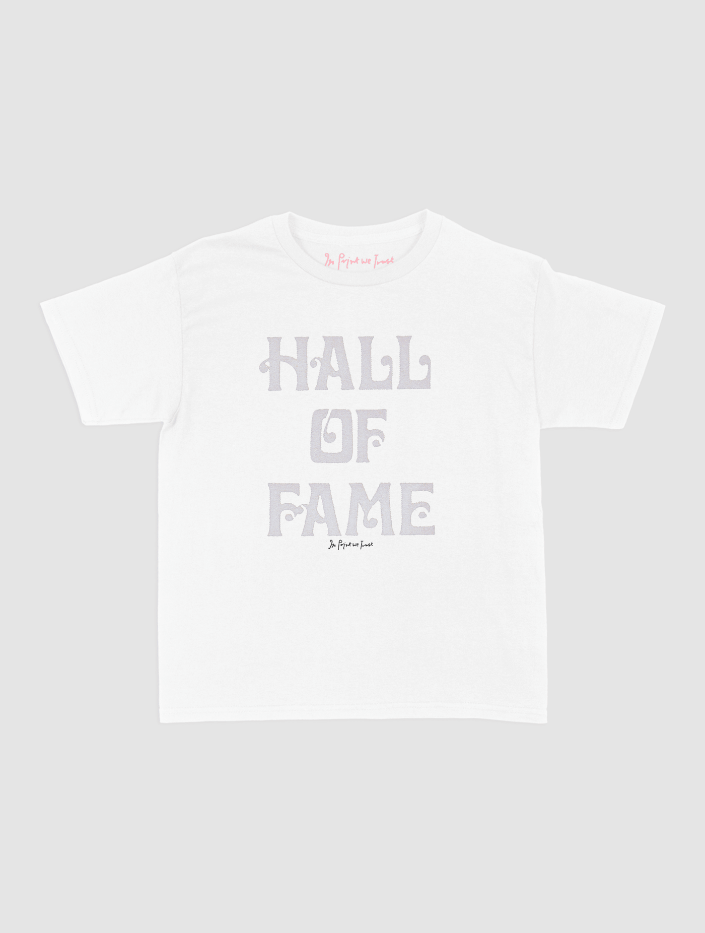 HALL OF FAME baby tee - In Print We Trust