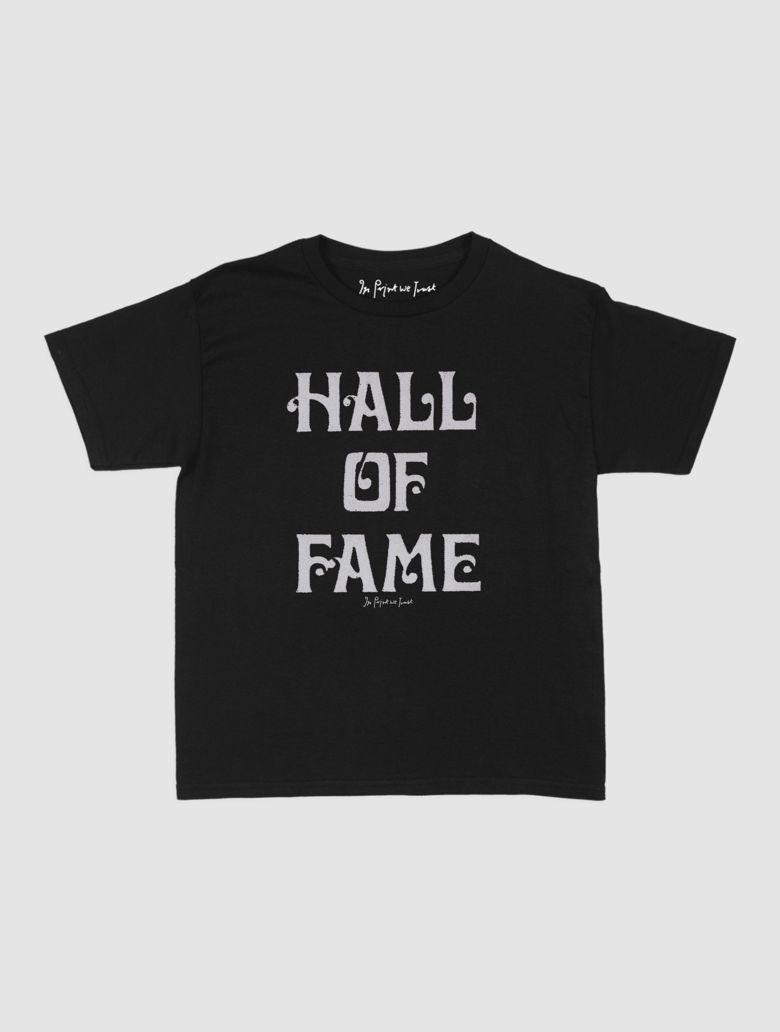 HALL OF FAME baby tee - In Print We Trust