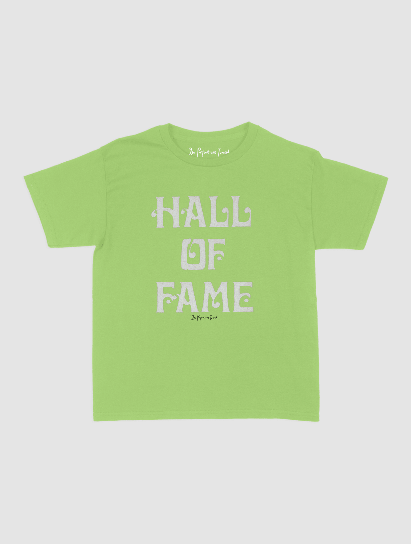 HALL OF FAME baby tee - In Print We Trust