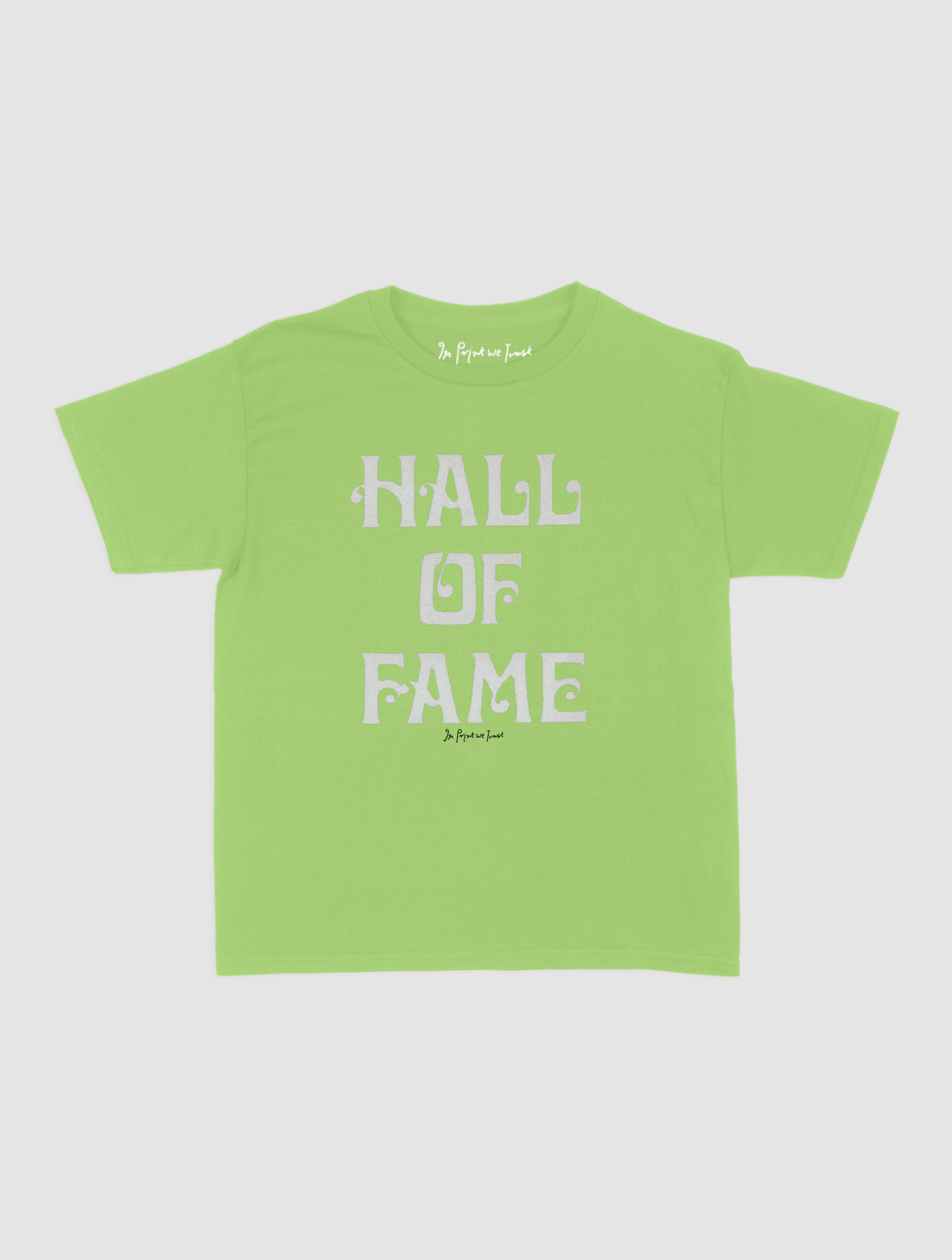 HALL OF FAME baby tee - In Print We Trust