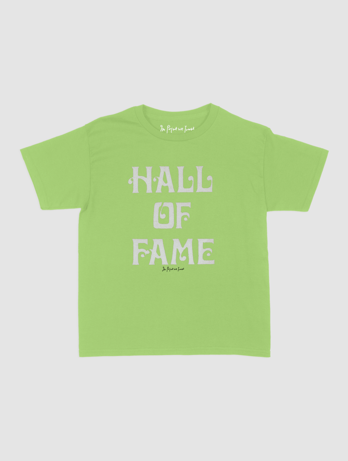 HALL OF FAME baby tee - In Print We Trust