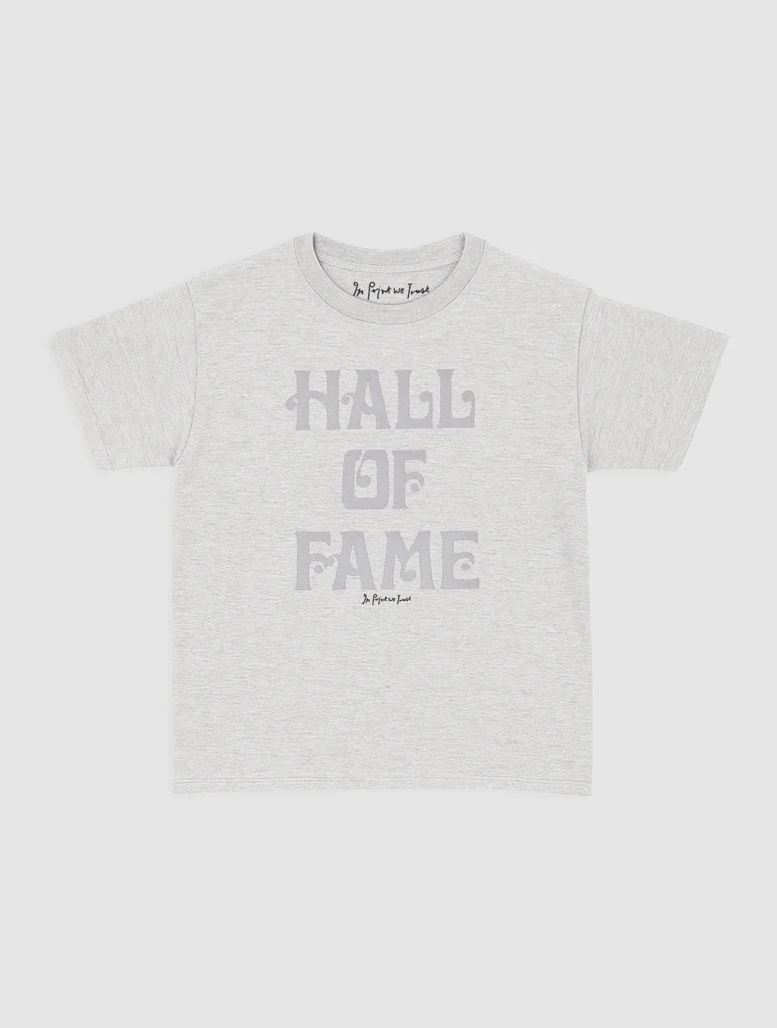 HALL OF FAME baby tee - In Print We Trust