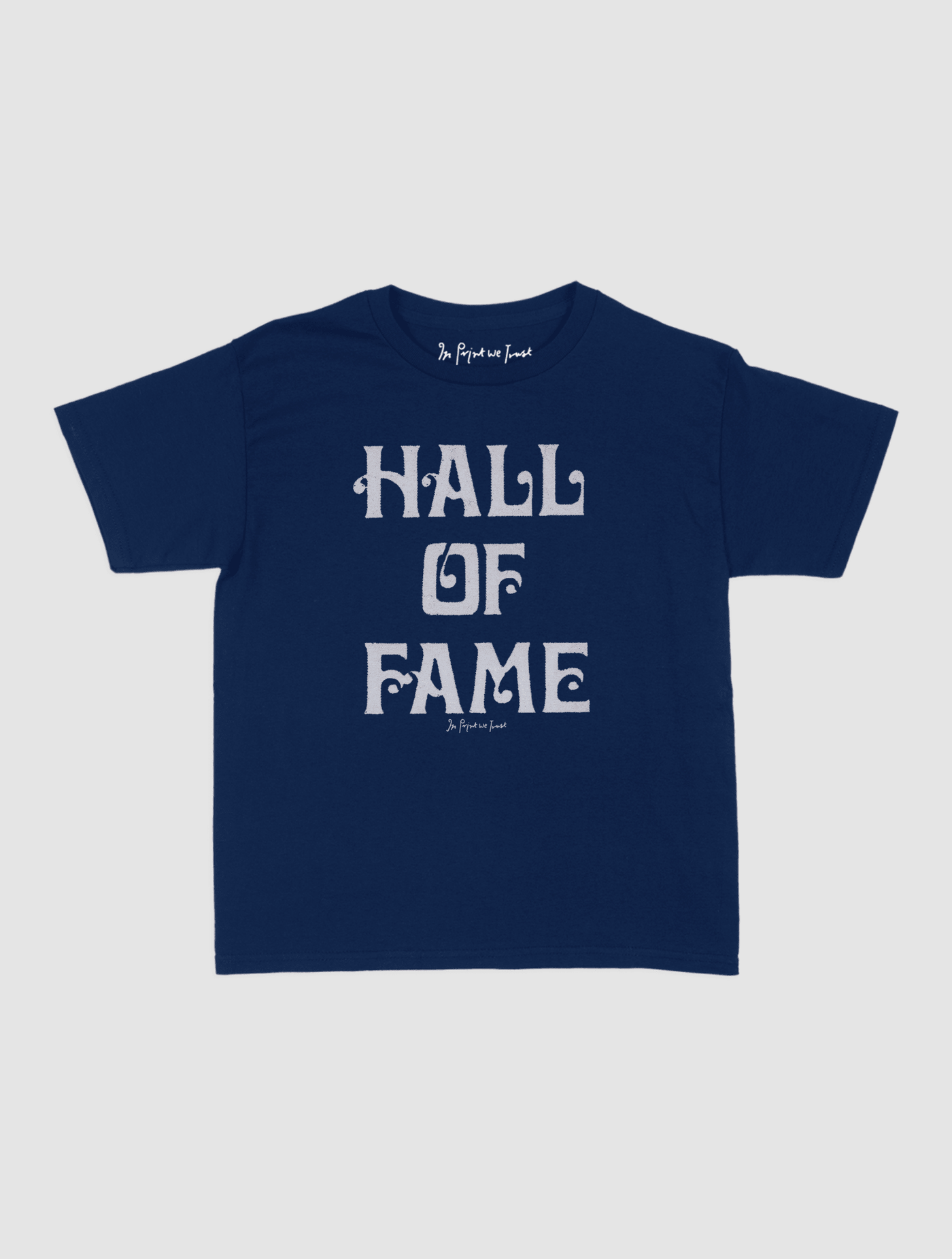HALL OF FAME baby tee - In Print We Trust