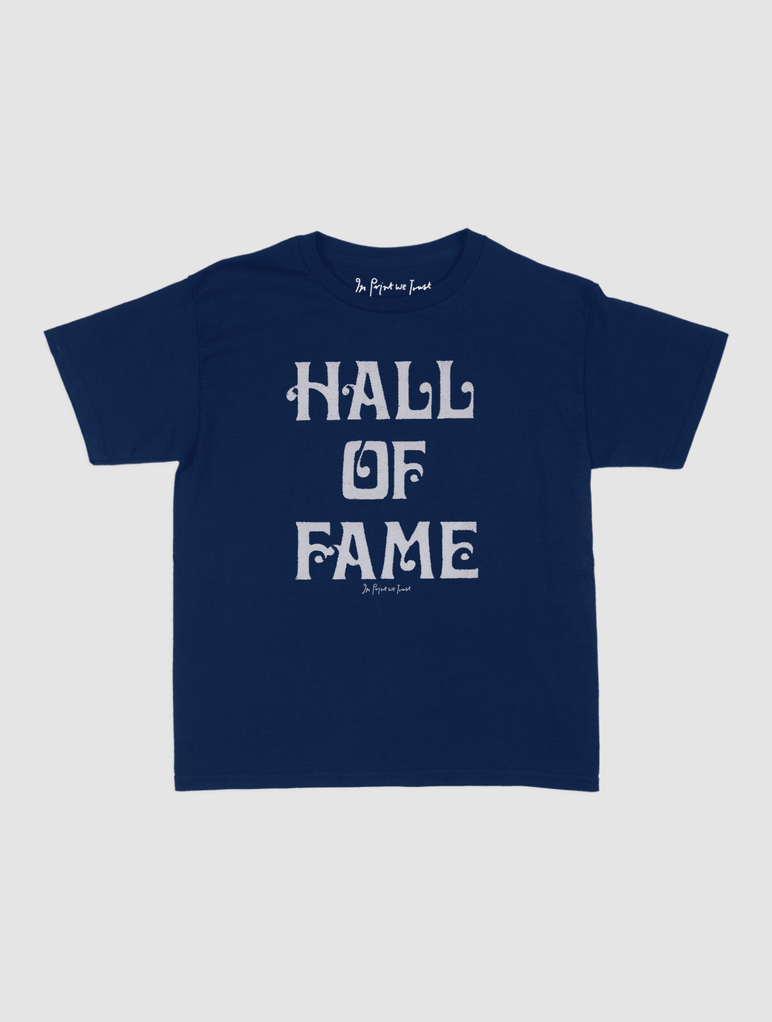 HALL OF FAME baby tee - In Print We Trust