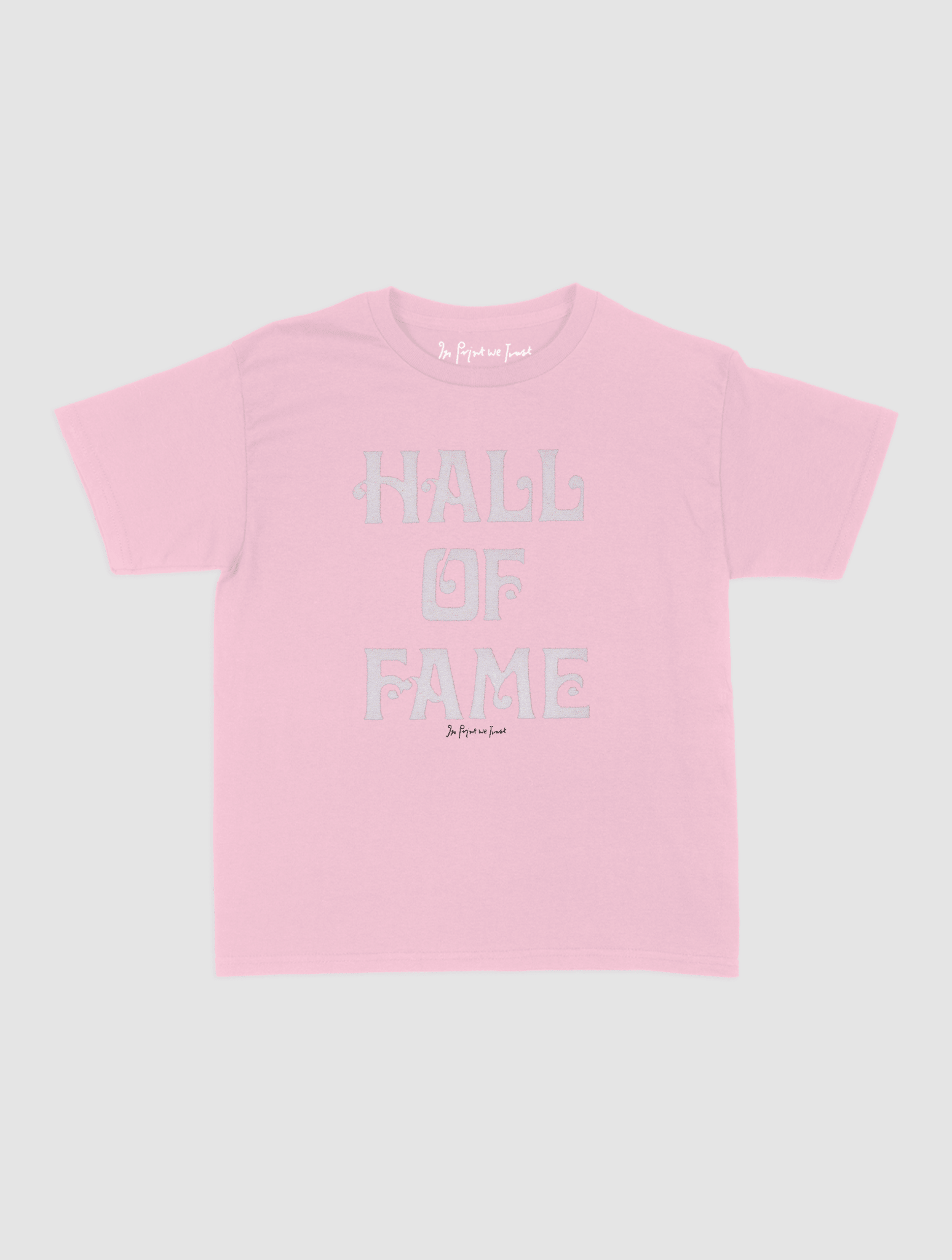 HALL OF FAME baby tee - In Print We Trust