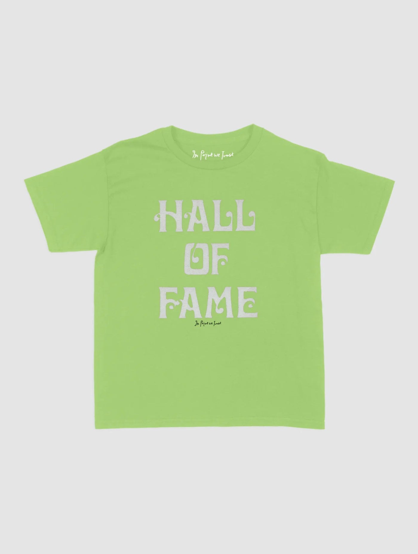 HALL OF FAME baby tee - In Print We Trust