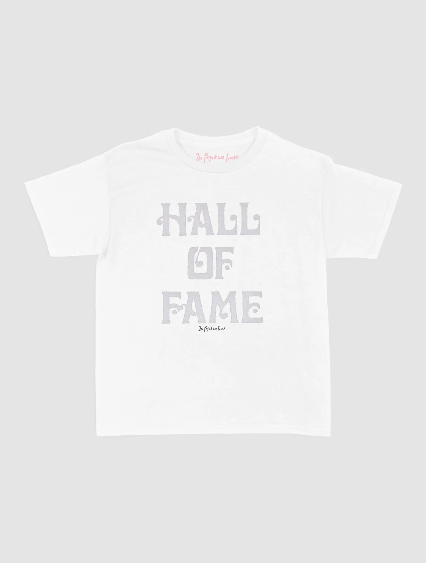 HALL OF FAME baby tee - In Print We Trust