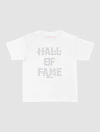 HALL OF FAME baby tee - In Print We Trust