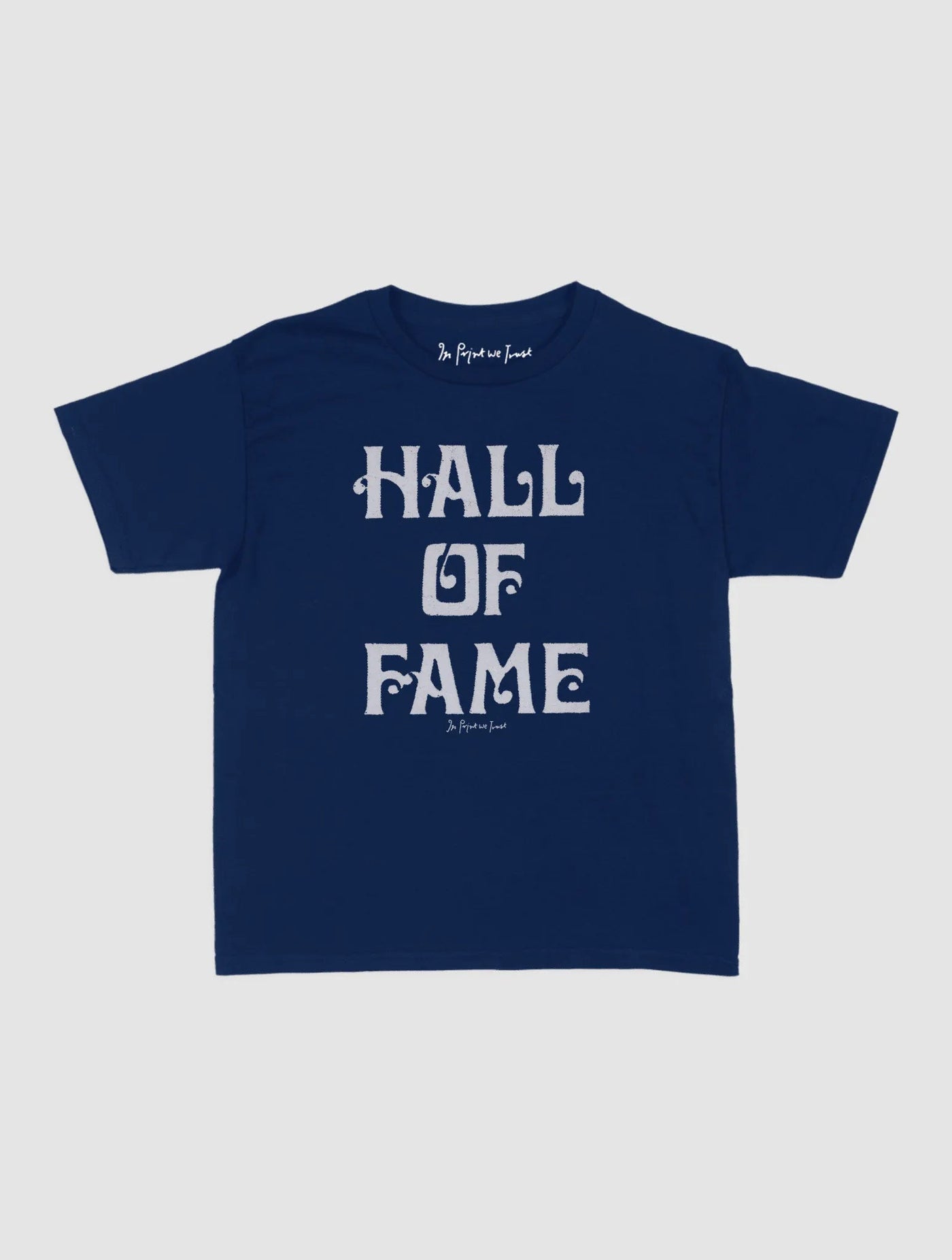 HALL OF FAME baby tee - In Print We Trust
