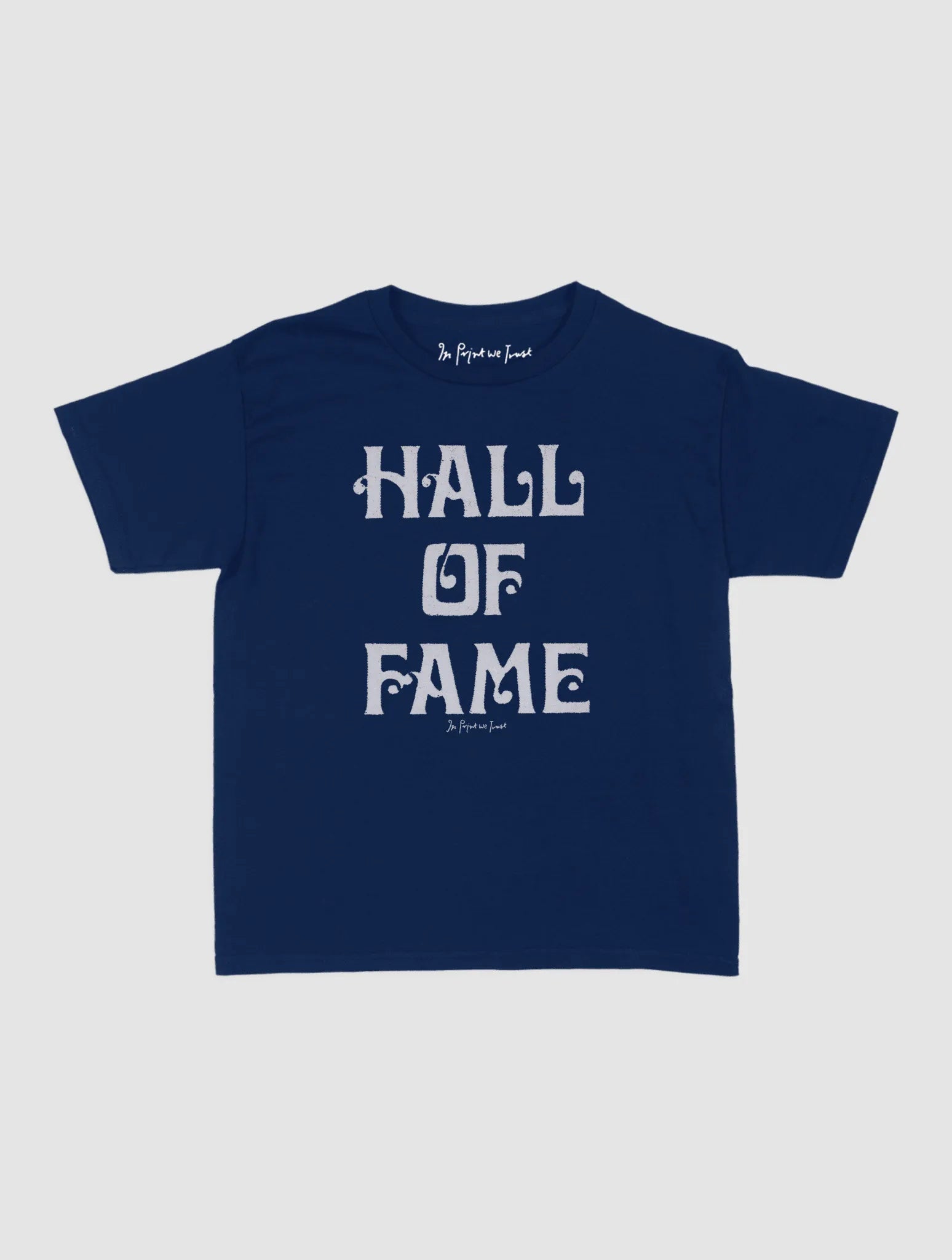 HALL OF FAME baby tee - In Print We Trust