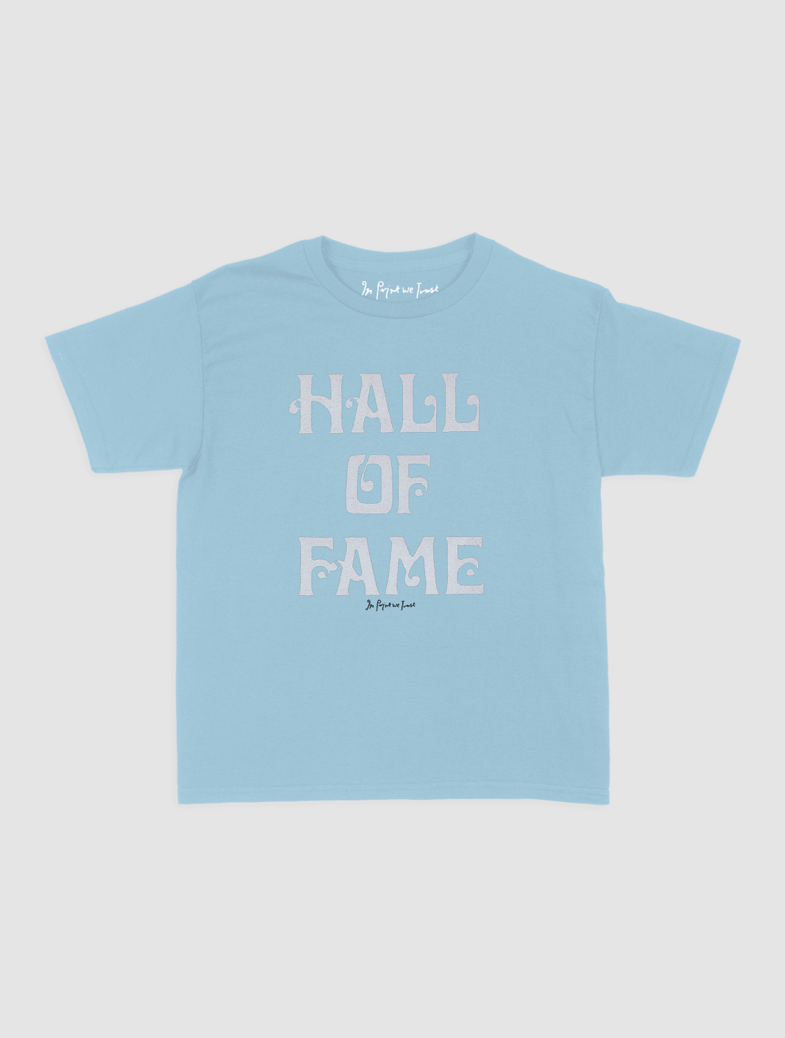 HALL OF FAME baby tee - In Print We Trust