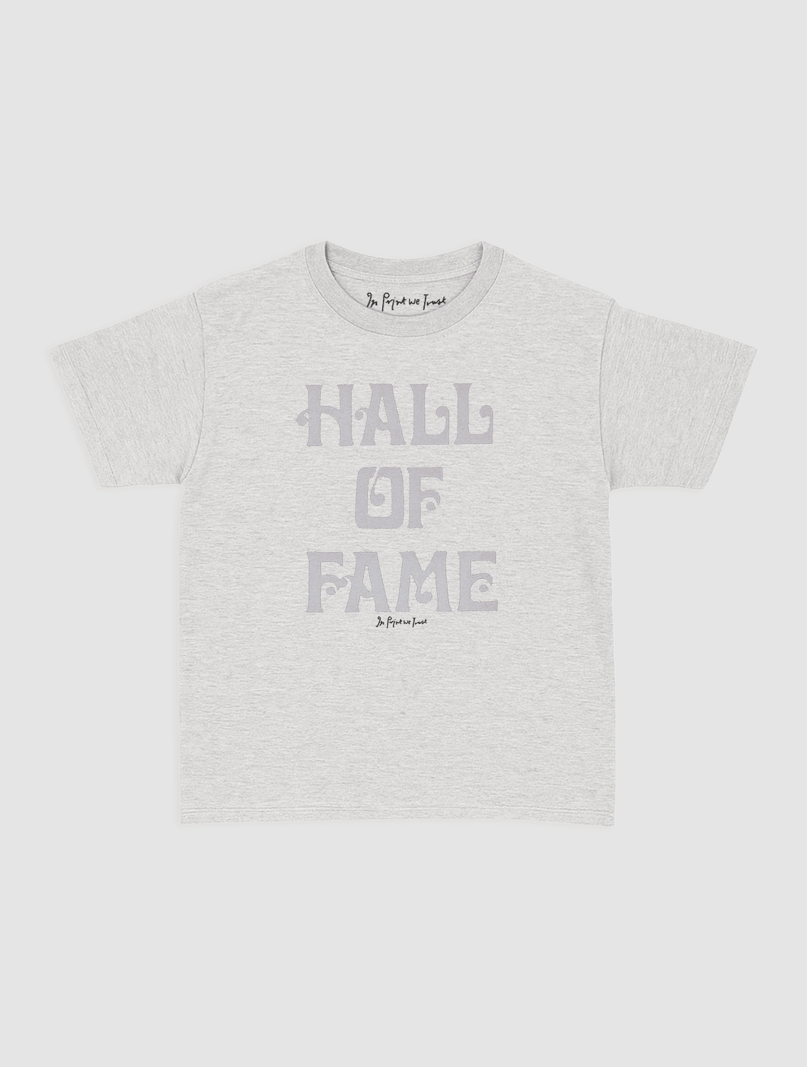 HALL OF FAME baby tee - In Print We Trust