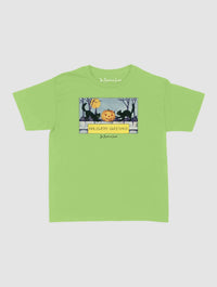 halloween greetings baby tee - In Print We Trust