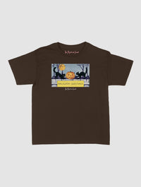 halloween greetings baby tee - In Print We Trust