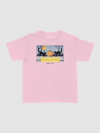 halloween greetings baby tee - In Print We Trust