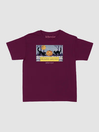 halloween greetings baby tee - In Print We Trust