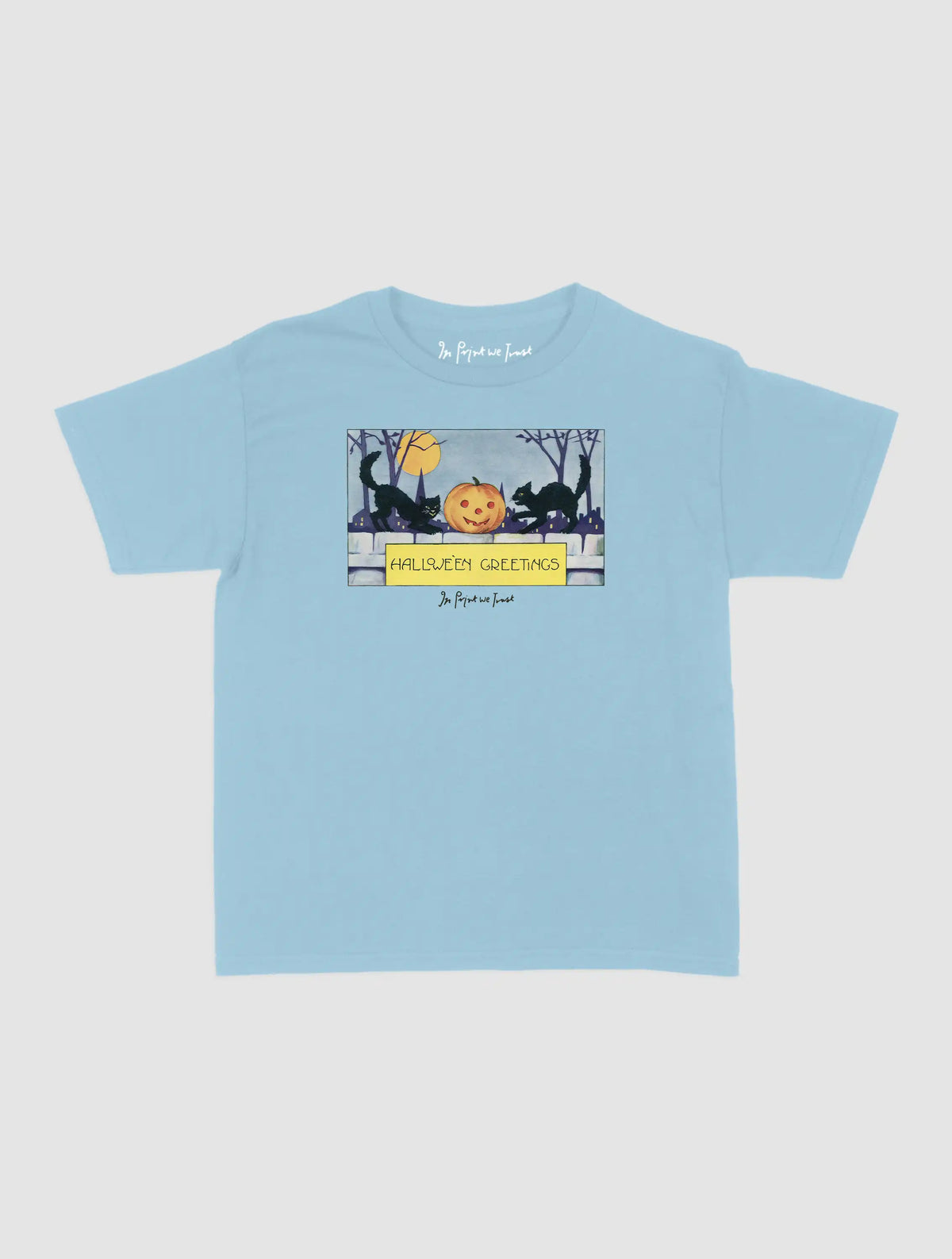 halloween greetings baby tee