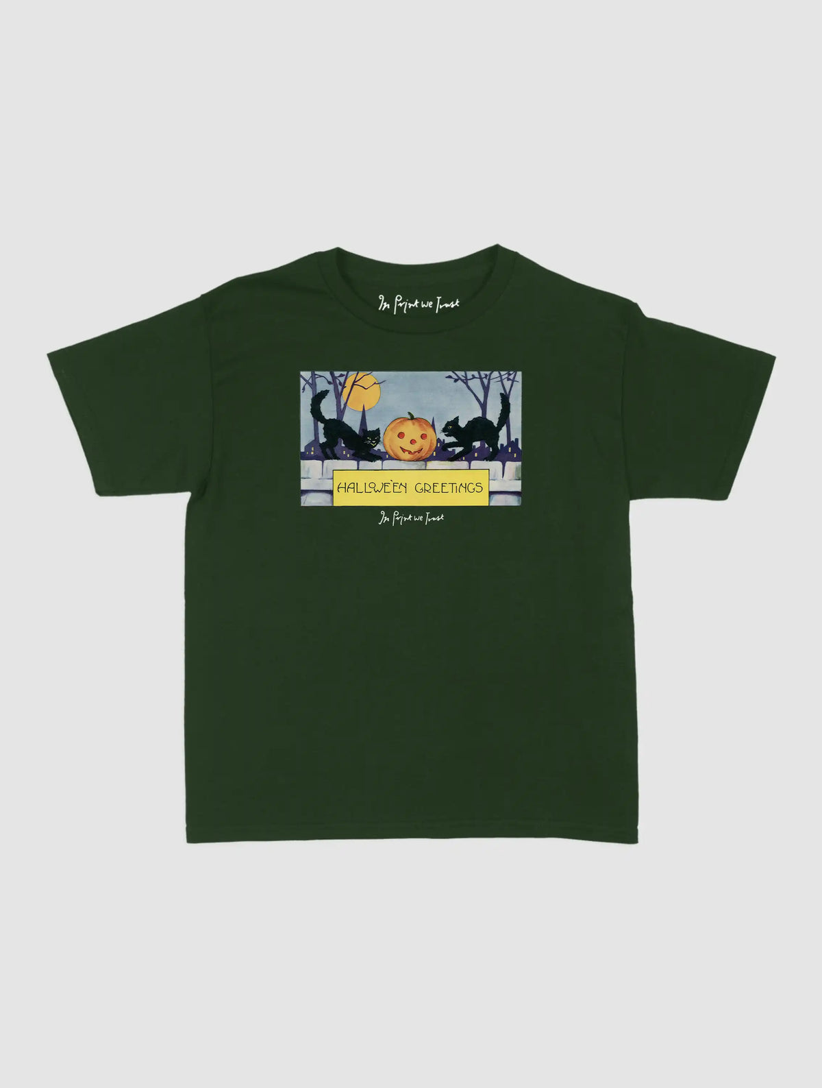 halloween greetings baby tee