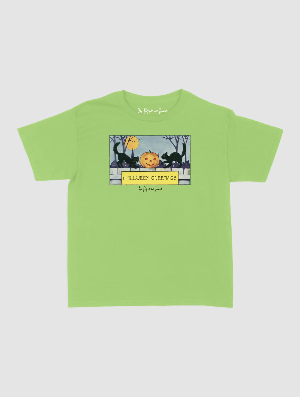 halloween greetings baby tee