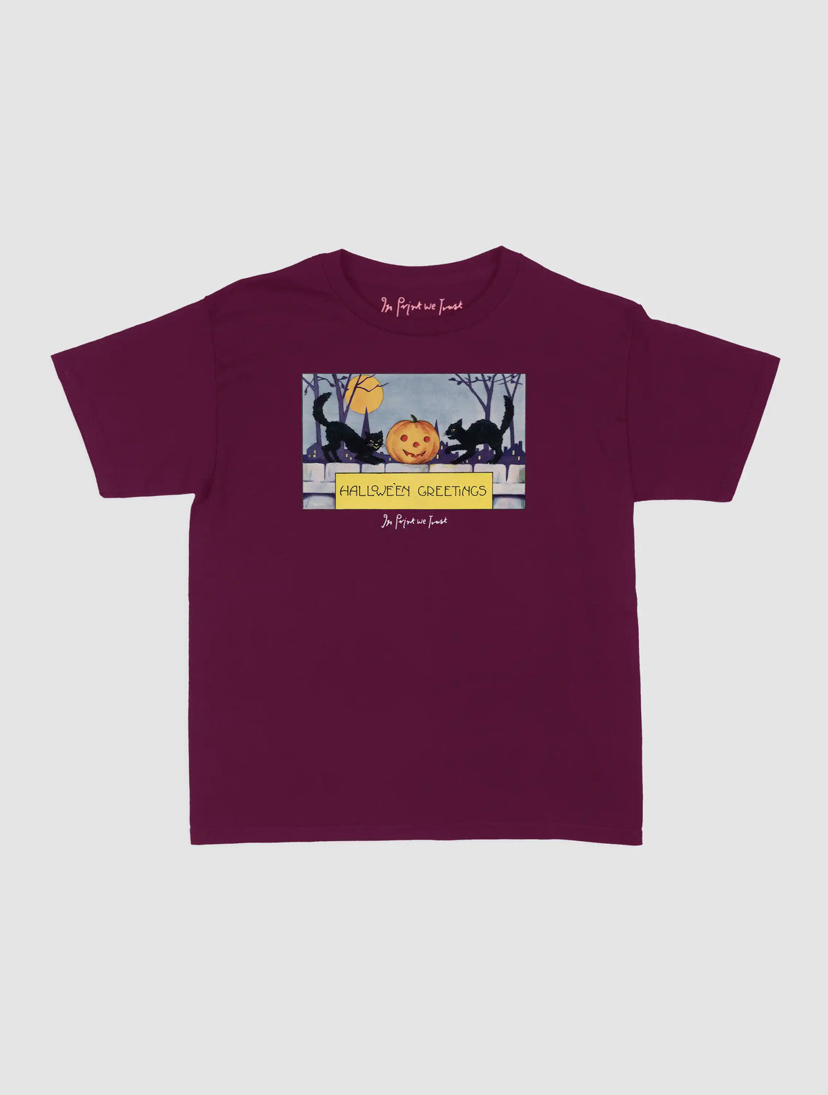 halloween greetings baby tee