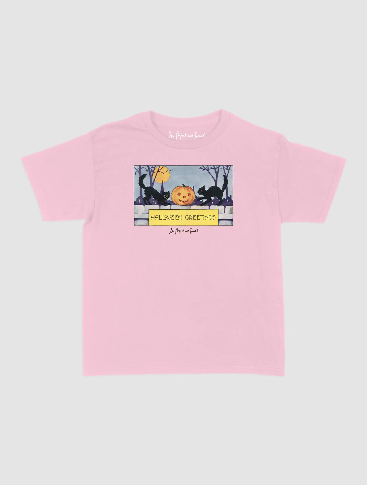 halloween greetings baby tee