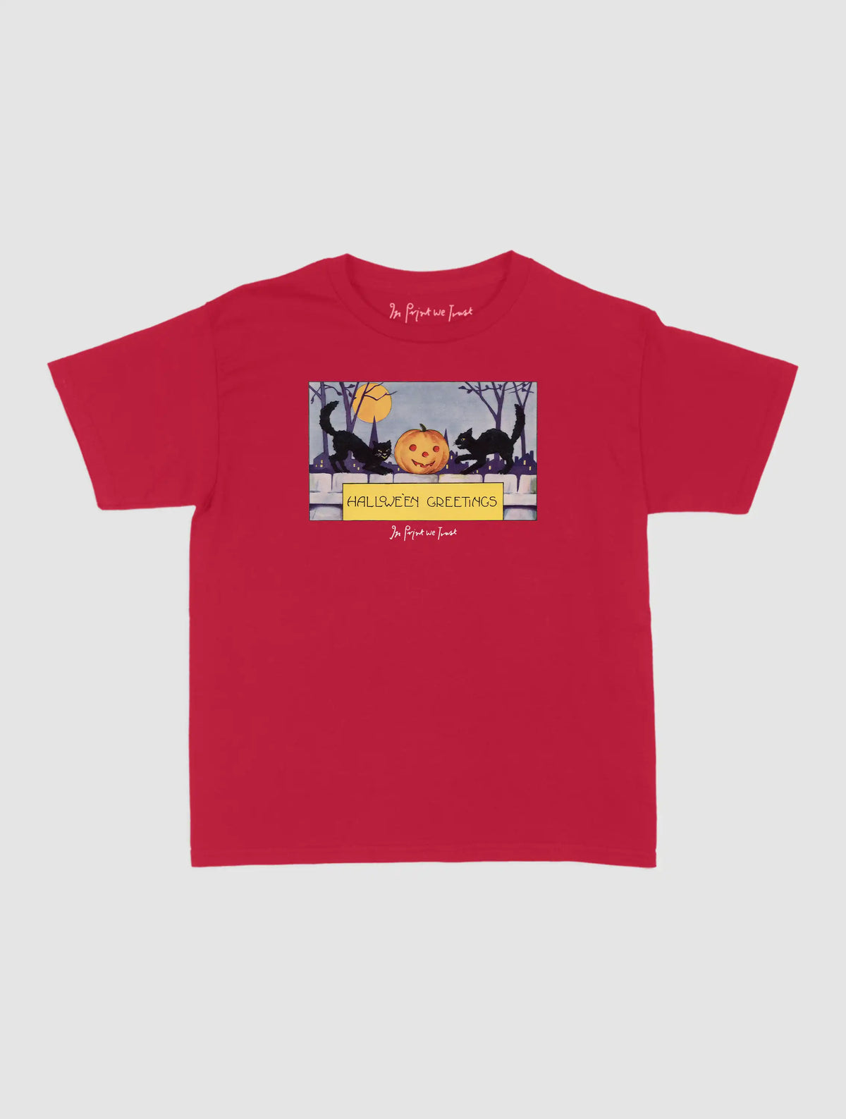 halloween greetings baby tee
