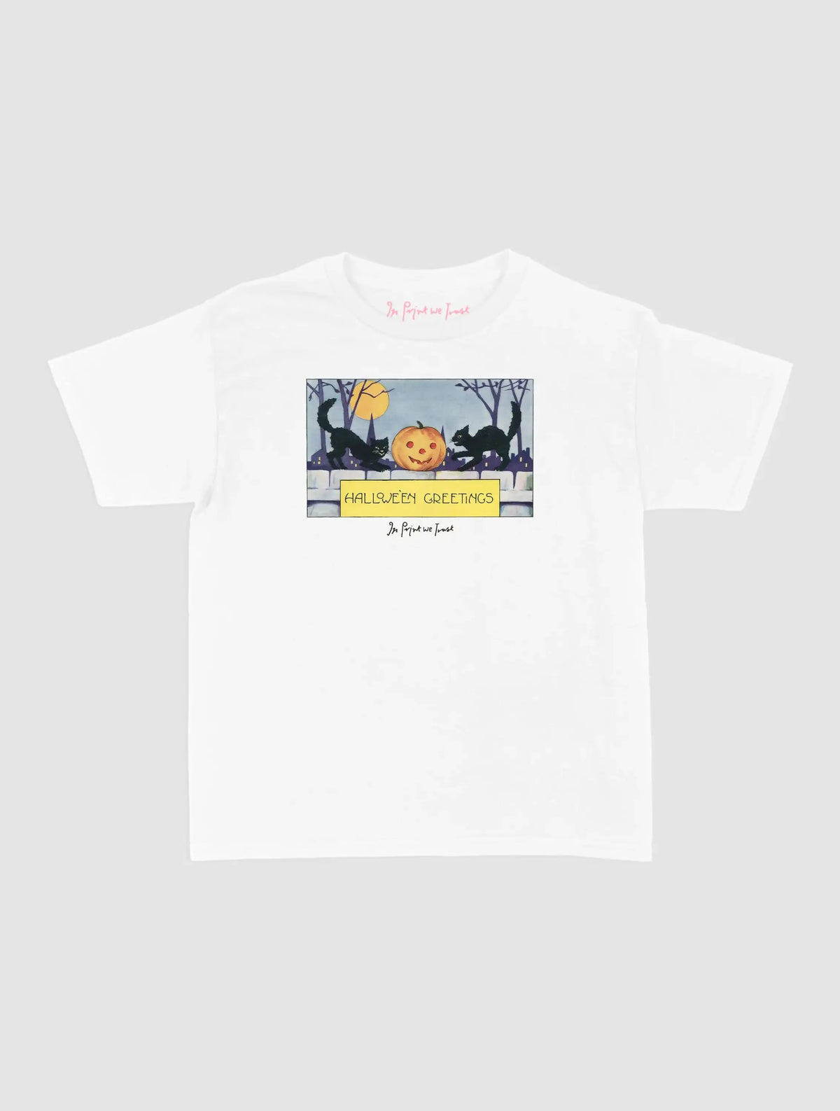 halloween greetings baby tee