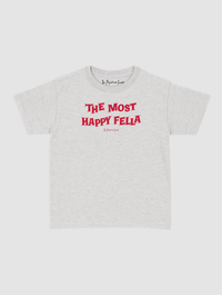 happy fella baby tee - In Print We Trust