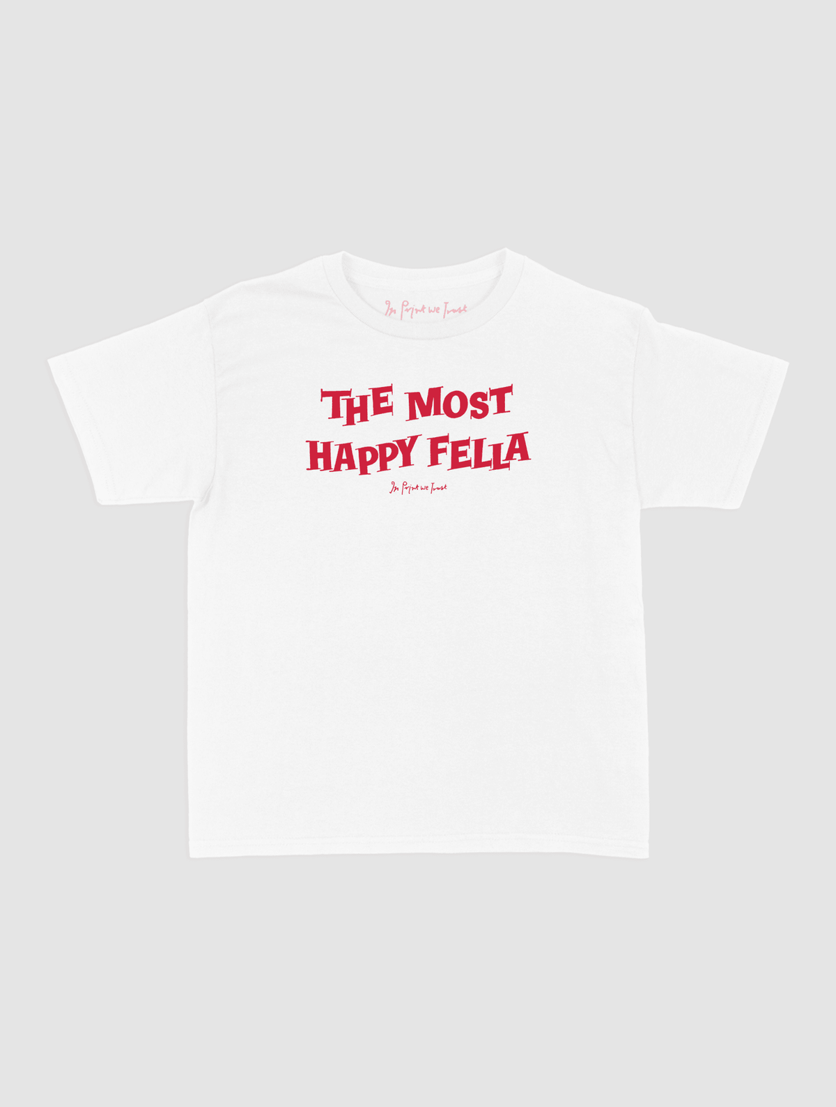 happy fella baby tee - In Print We Trust