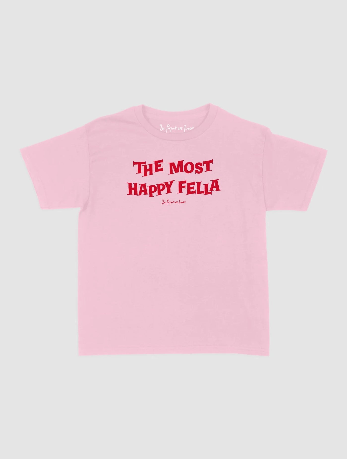 happy fella baby tee - In Print We Trust