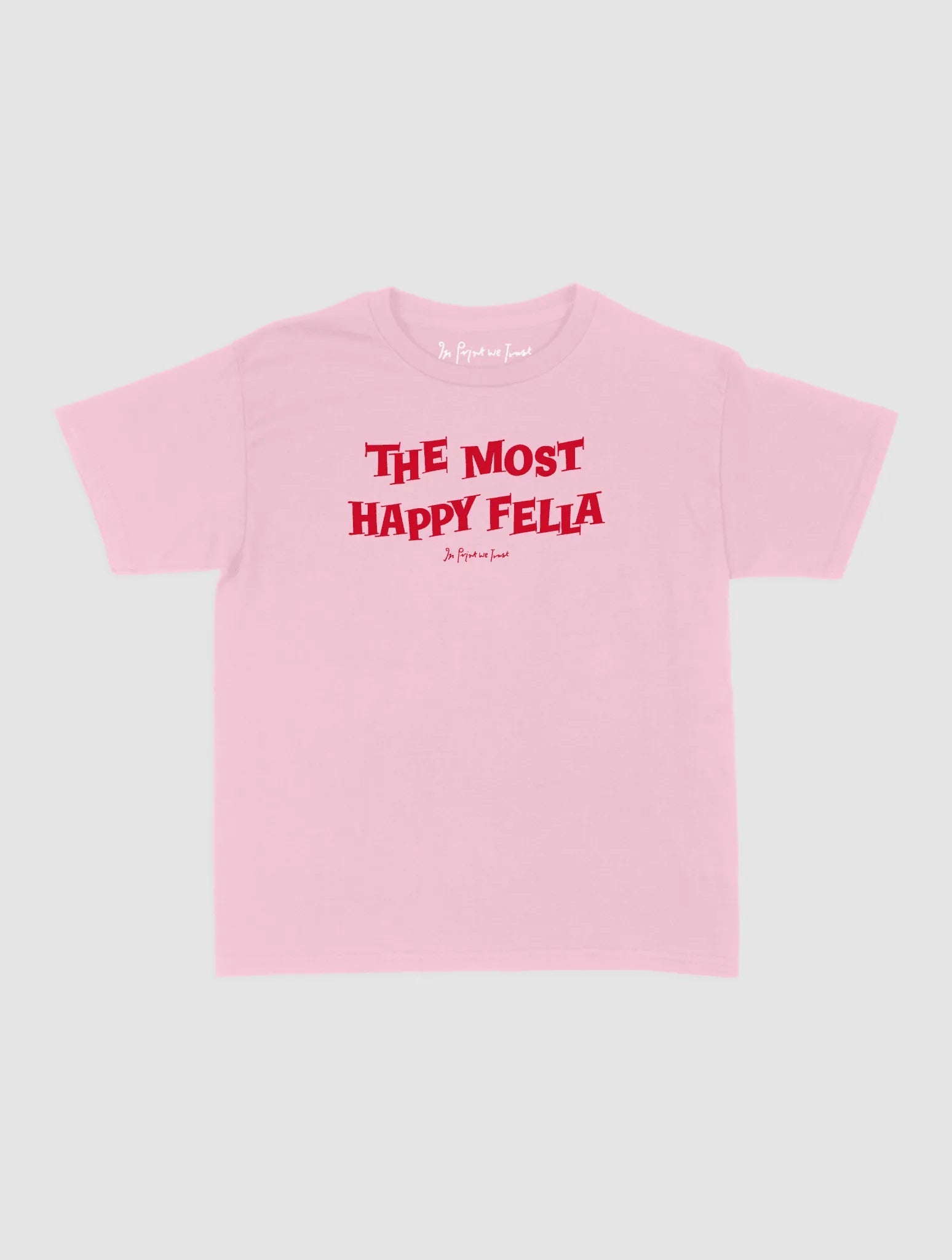 happy fella baby tee - In Print We Trust